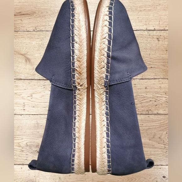 Women's Slip-On Shoes Flats Soft Suede Comfy Boho Blue/Grey Espadrilles Sz 7.5 - Picture 9 of 14